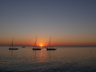 lever de soleil à Rhodes 